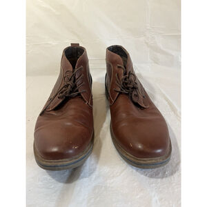 Nunn Bush Men's Size 10.5 M Newhall Plain Toe Chukka Boot Brown